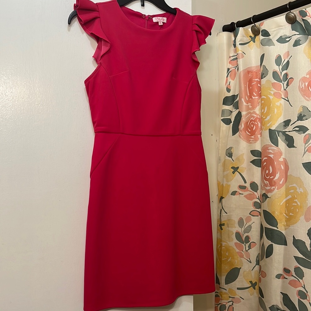 Short pink dress